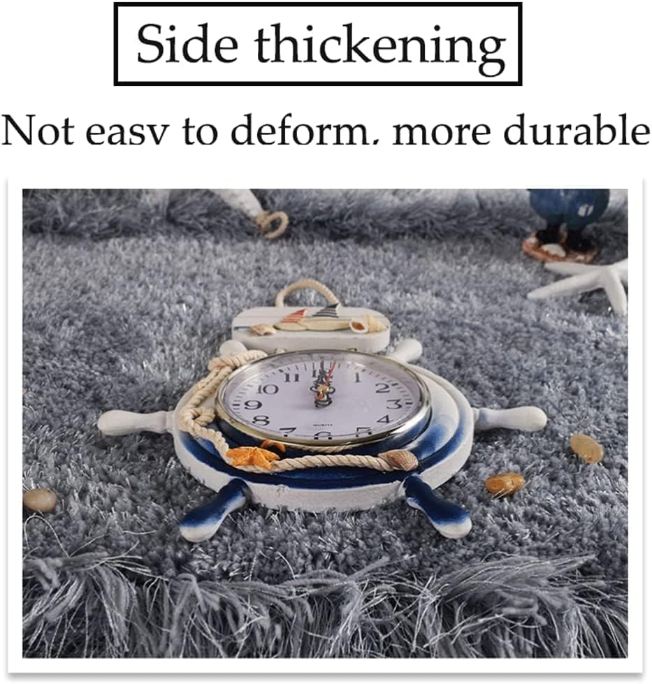 Miniatura 4 de PAASHE Best Wall Clock Wall Clock Creative Wooden Rudder-Shaped Wall Clock Unique Personality Fashion Decorative Clock for Living Room Dining Room