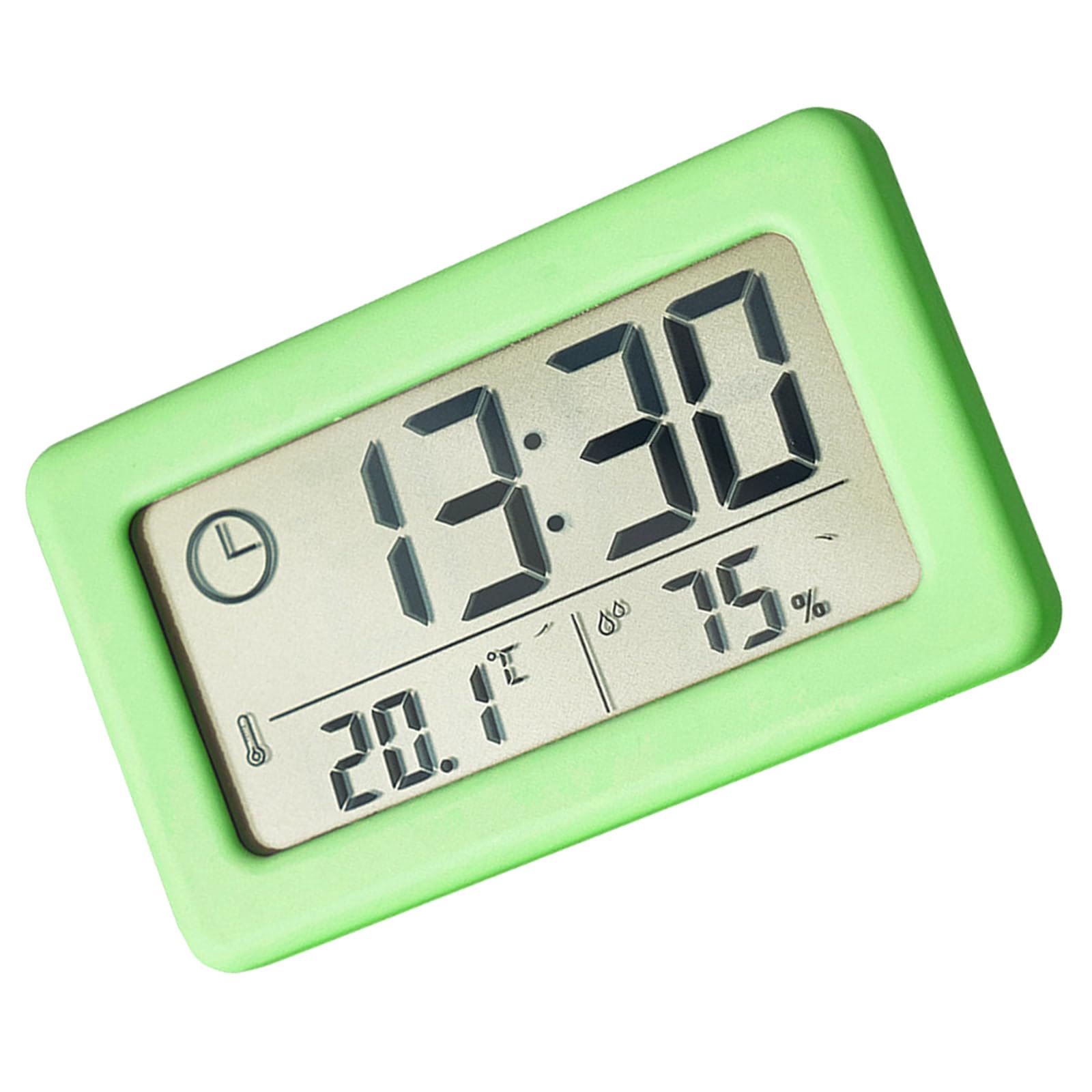 Tsophreniq Home Essential Clock with Easy to Read Display and Temperature Humiditys Trackings Home Electronic Clock