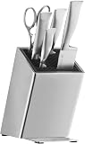 WMF Grand Gourmet Knife Block with Knife Set, 6 Pieces, Made in Germany, 4 Forged, Scissors, Stainless Steel Block, Performance Cut' - 1