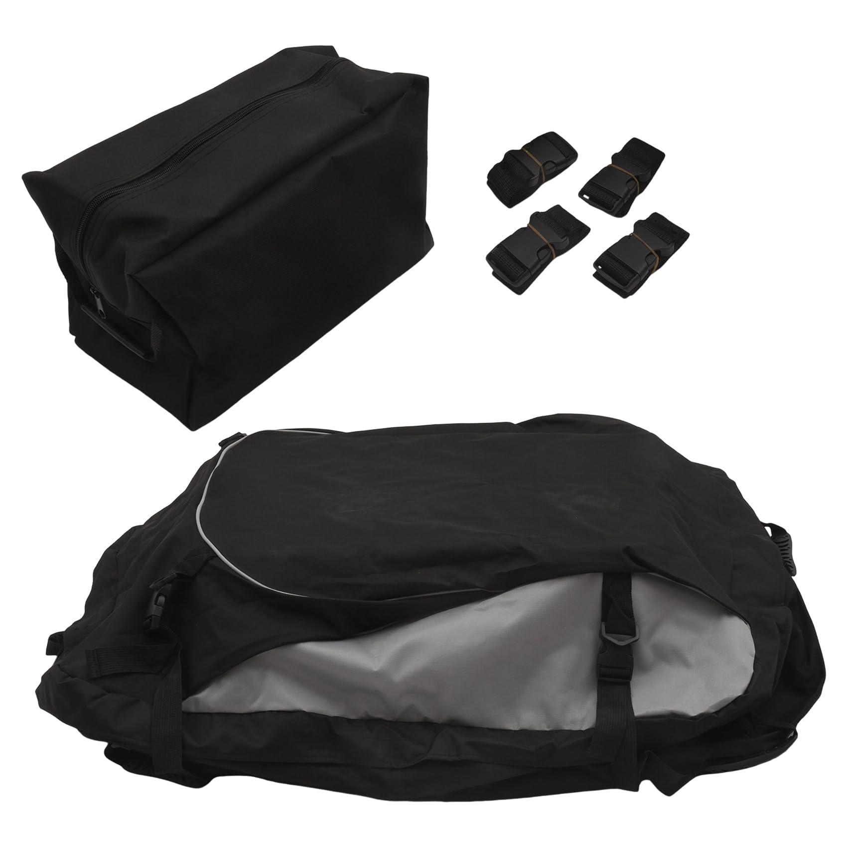 Bolsa de Techo de Coche y Soporte de Carga en la Azotea 15 Pies CúBicos Bolsa de Trabajo Pesado Bolsa de Almacenamiento Impermeable para Techo de Coche Bolsa Universal