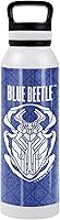 Vista 1 de Blue Beetle (2023) OFFICIAL Circuit Beetle Logo - Botella de agua aislada de 24 onzas, resistente a fugas, acero inoxidable aislado al vacío