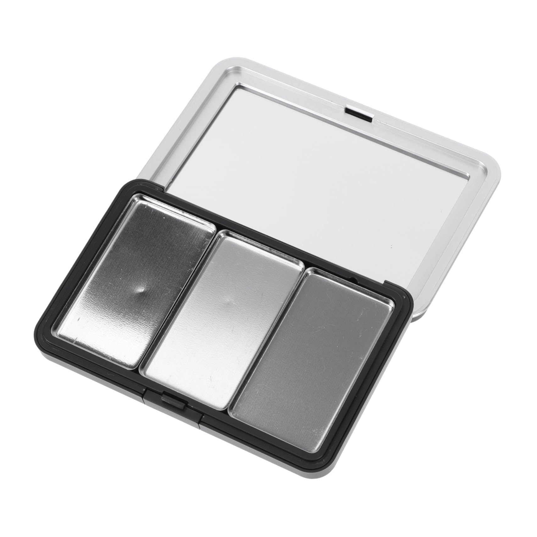 Baluue Diy Blusher Lipstick Sub Box Compact Multi-grid Eyeshadow Case Travel Makeup Plate Fillable for Beauty Makeup Lovers