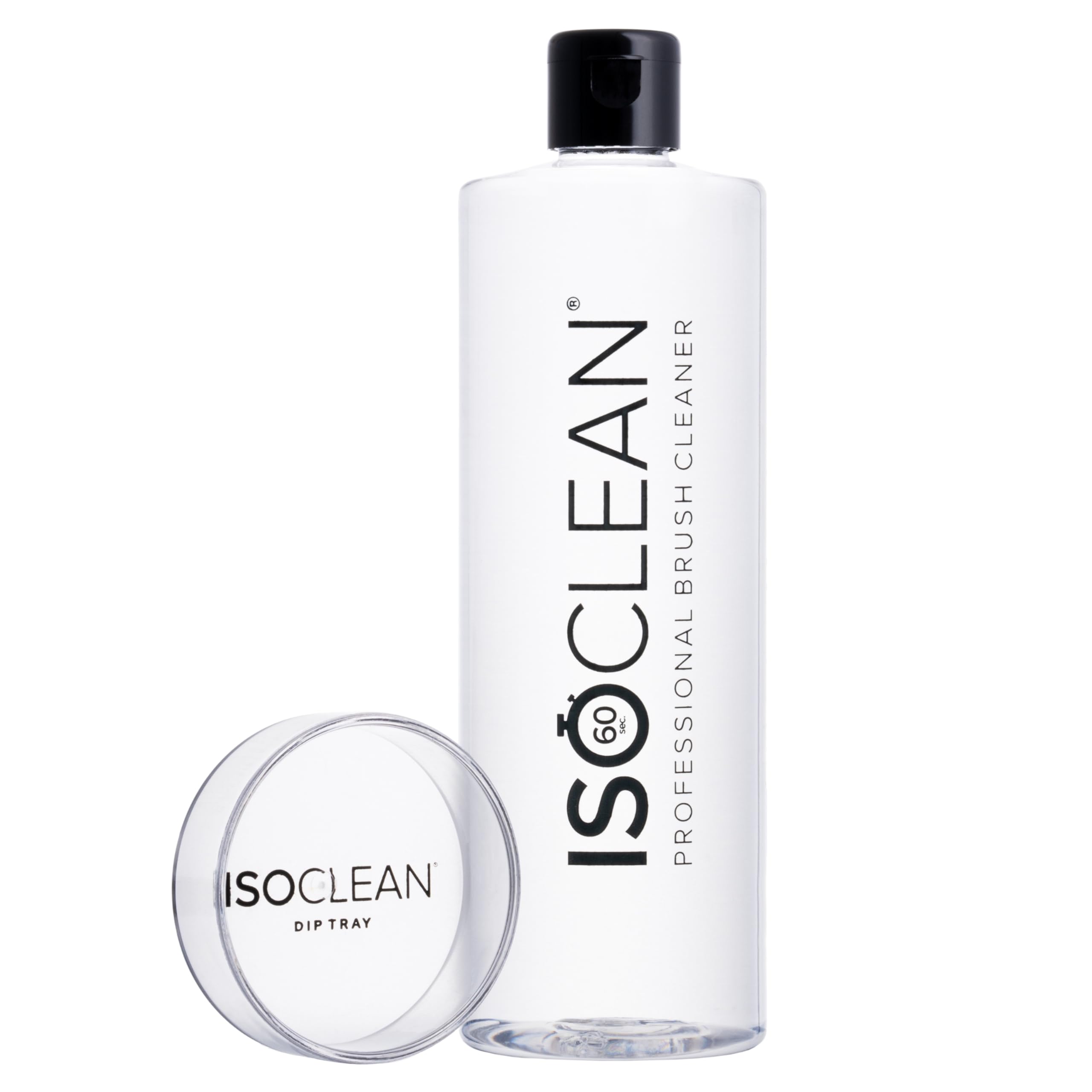 ISOCLEAN Antibacterial Makeup Brush Cleaner Liquid Easy Pour Solution - 525ml - Vegan Cruelty Free Hygienic Fast Drying, Easy to Use & Long-Lasting, Professional Cosmetic Grade - Works in 60 seconds