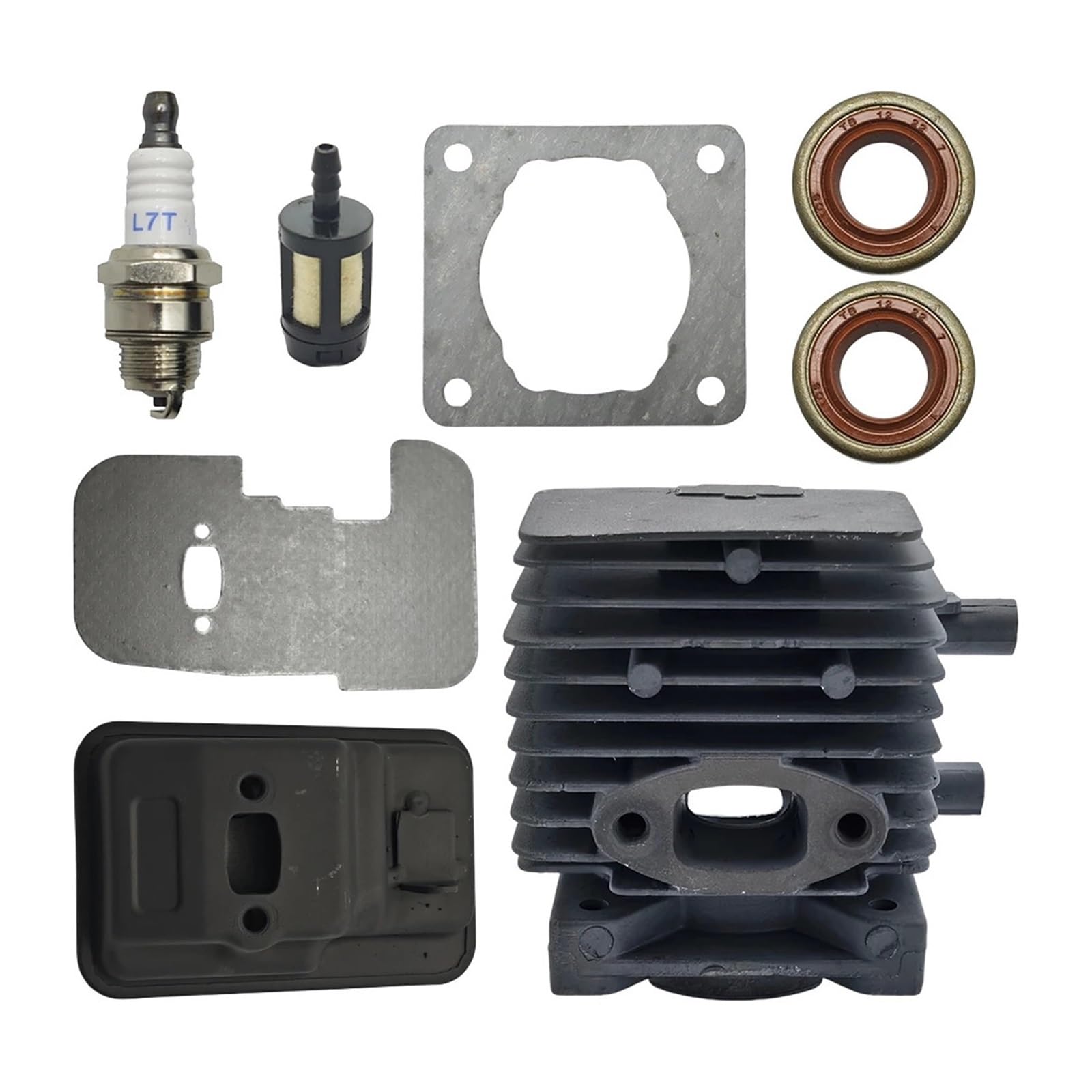 Joint d'échappement et piston 34mm pour réparer la perte de puissance FS80