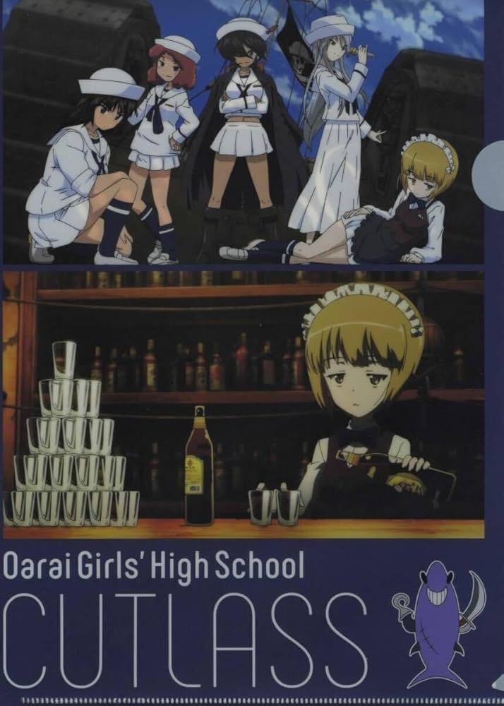 ガールズ&パンツァー　クリアファイル　大洗 クリアファイルセット マリー 添い寝 ver. | 大洗ガルパンギャラリー