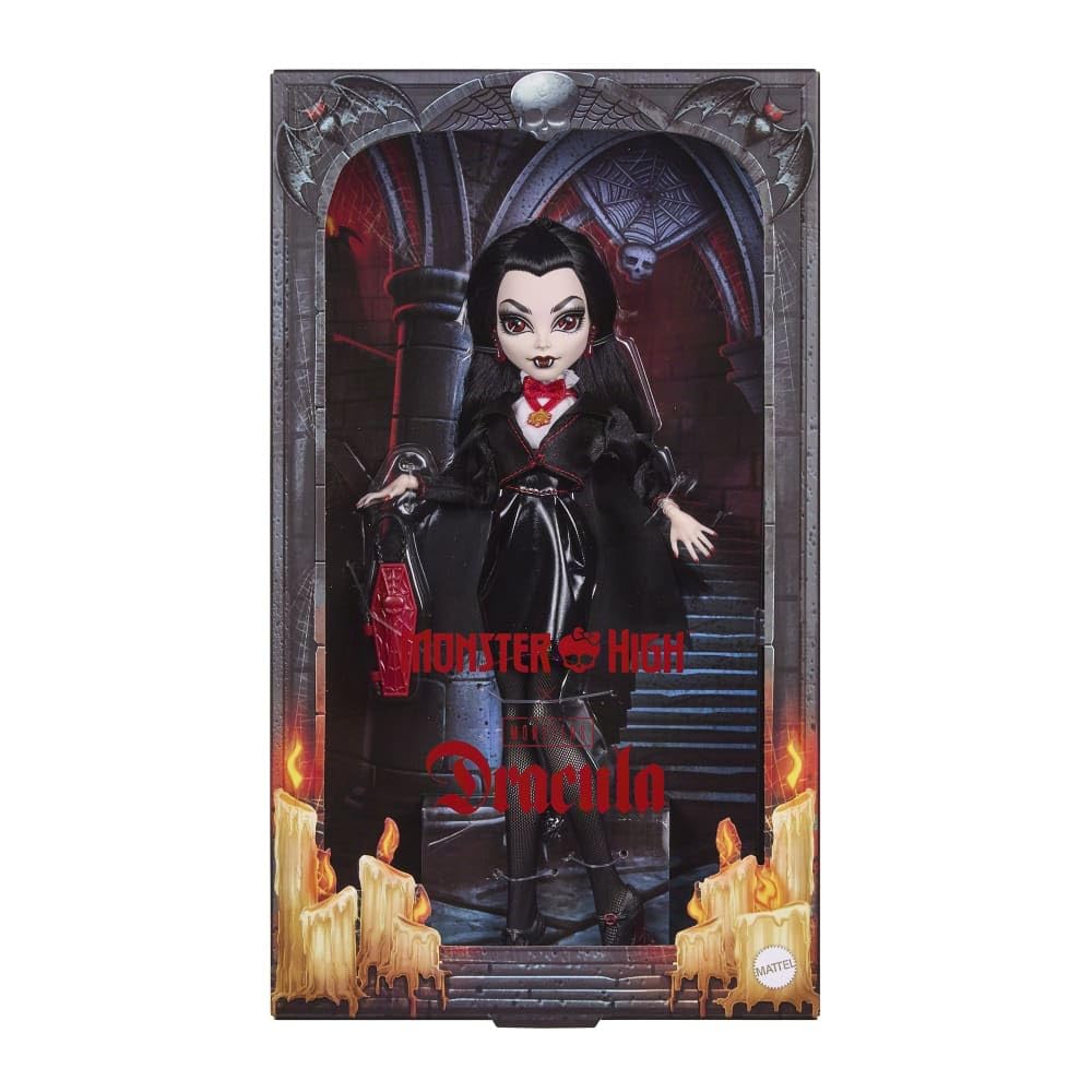 Mattel JKM50 Poupée collector Monster High - Monstres universels - Dracula - 27 cm