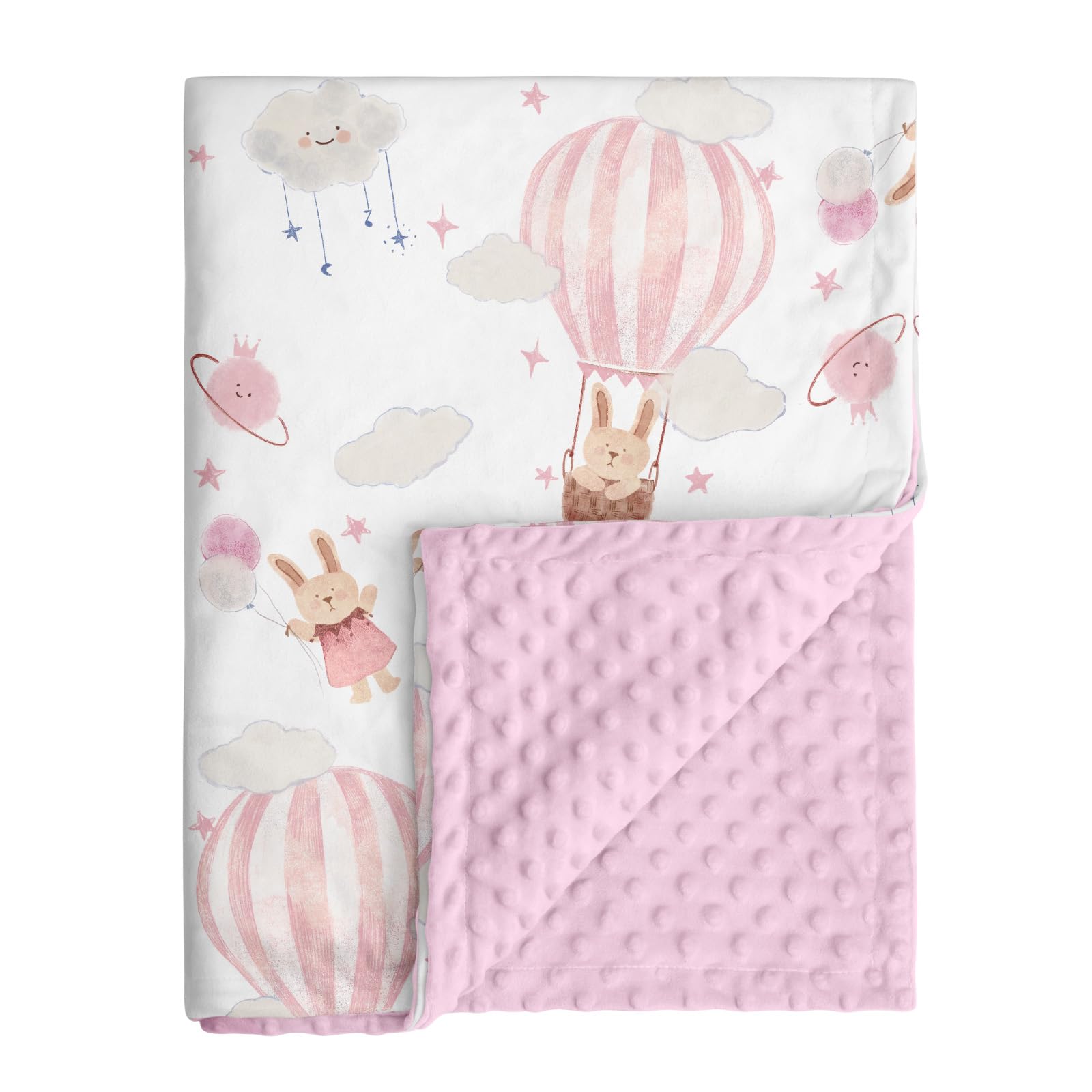Fleece Baby Blankets for Girls &amp; Boys, Infant Toddler Blanket
