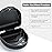 Retainer Case Denture Case: BVN Orthodontic Dental Case, Slim Braces Case, Mouth Guard Case, Denture Box, Teeth Aligner Case, Night Guard Case Container Storage Holder Black
