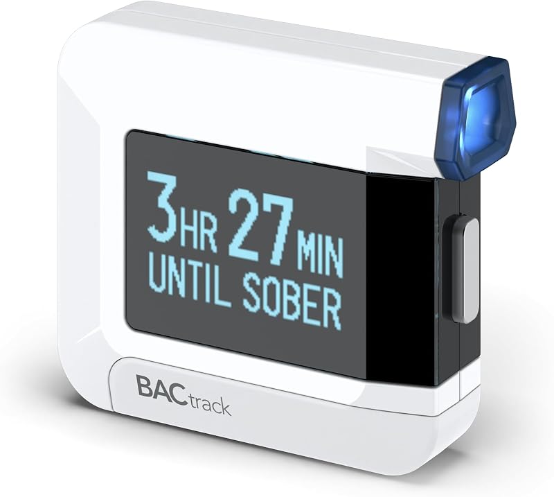 BACtrack C8 Breathalyzer | BAC Alcohol Tester | Optional App | Portable Alcohol Test for Home & Personal Use | 3 Mouthpieces Included