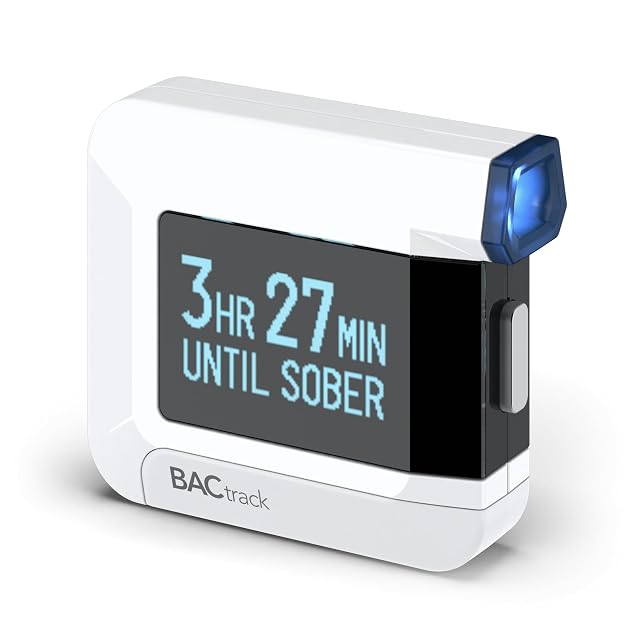 BACtrack C8 Breathalyzer Professional-Grade Accuracy Optional Wireless Smartphone Connectivity Compatible w Apple iPhone Google Samsung Android Devices Apple