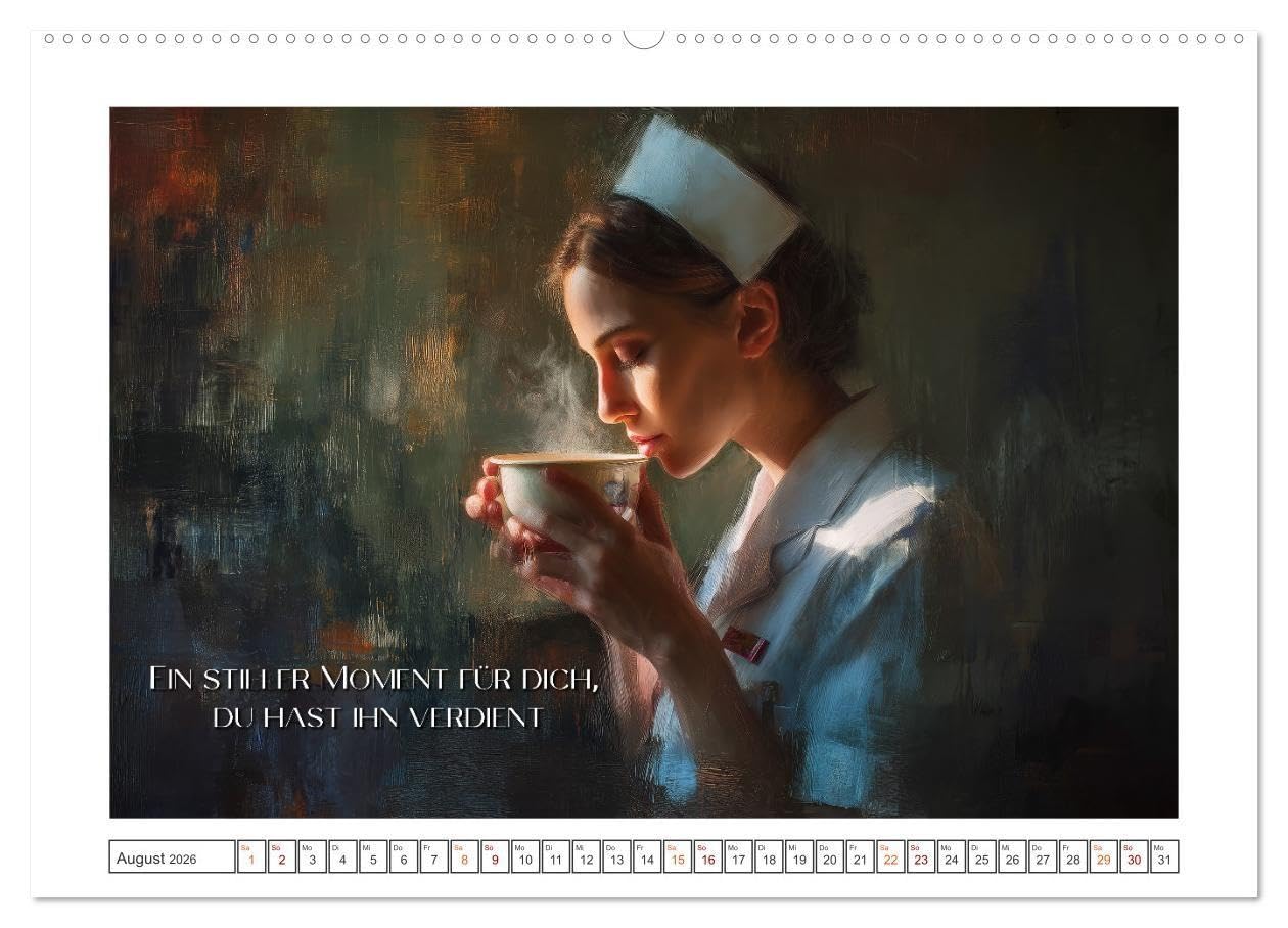 Zeit für Dankbarkeit - Pflege mit Herz (hochwertiger Premium Wandkalender 2026 DIN A2 quer), Kunstdruck in Hochglanz: Ein Kalender voller Wärme, Mitgefühl und Wertschätzung. (CALVENDO Menschen)