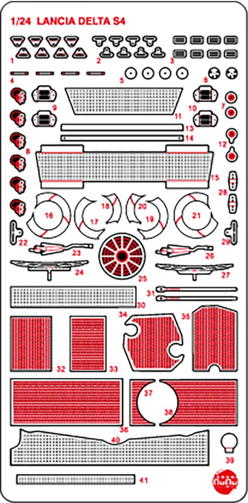 Amazon | プラッツ/NuNu 1/24 レーシングシリーズ ランチア デルタ S4