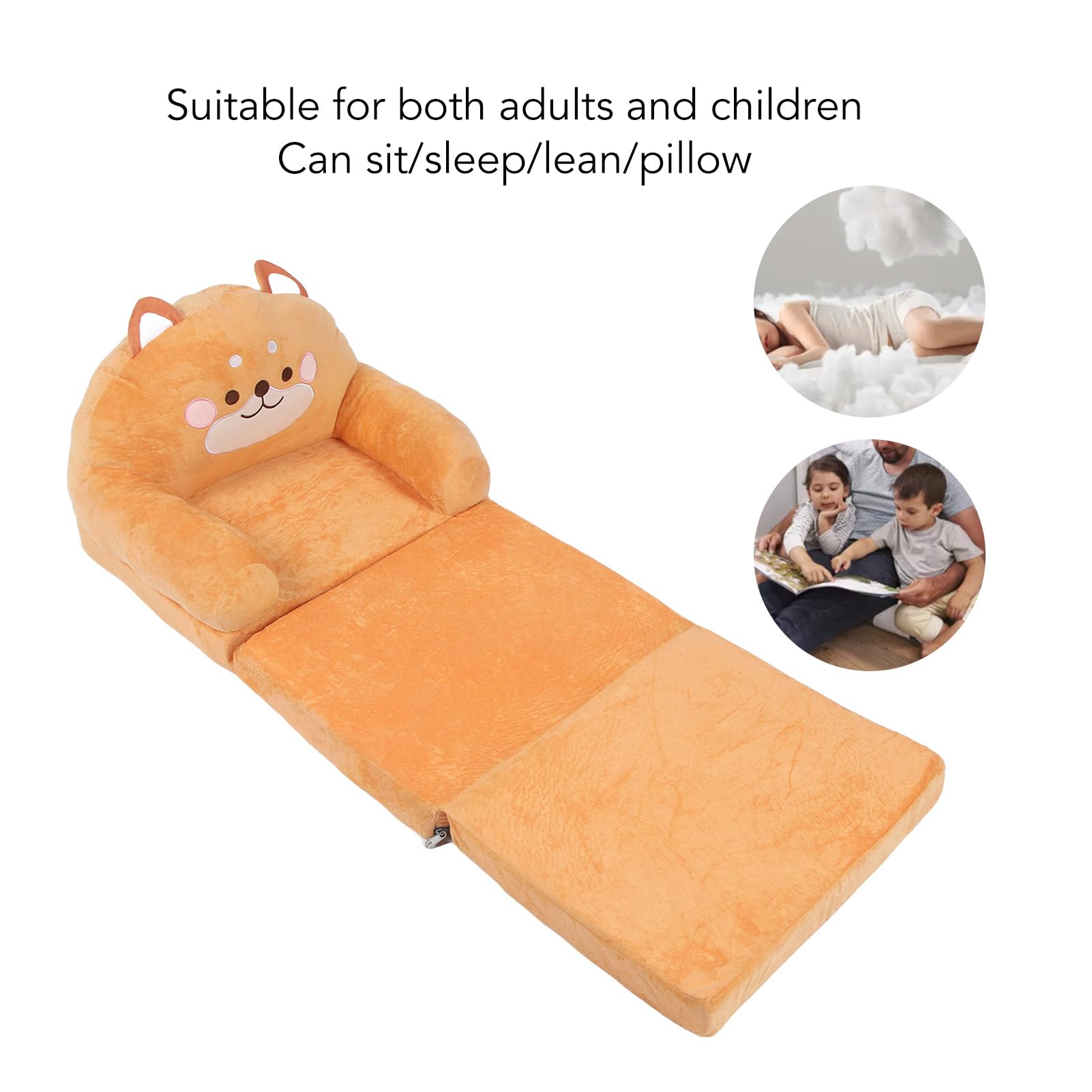 Składane Krzesło dla Dzieci Sofa, Kreskówkowa Szczenięca Sofa dla