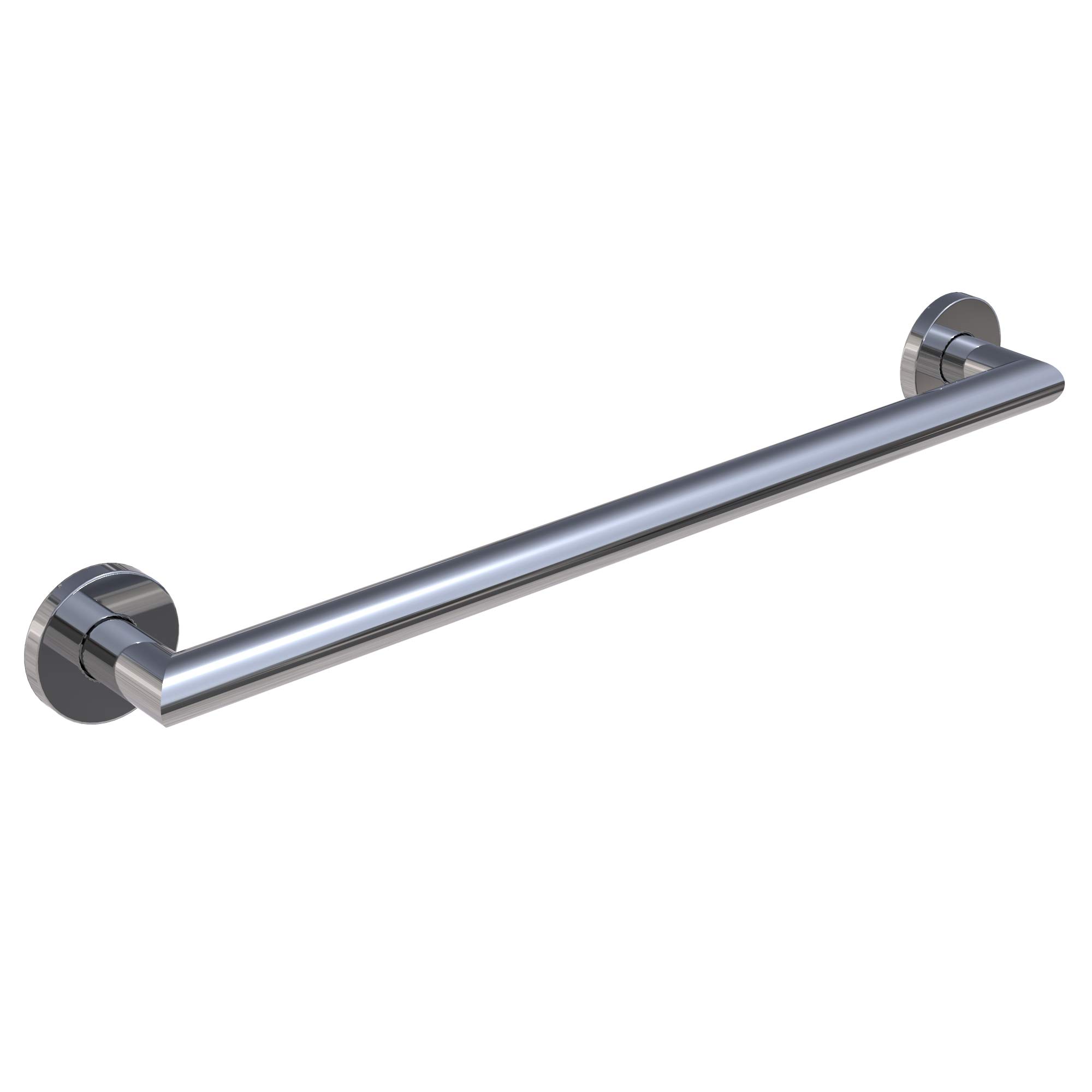 Keeney GB2024-16PC Deco Grab Bar 1.25 Dia x 16 In., Polished Chrome
