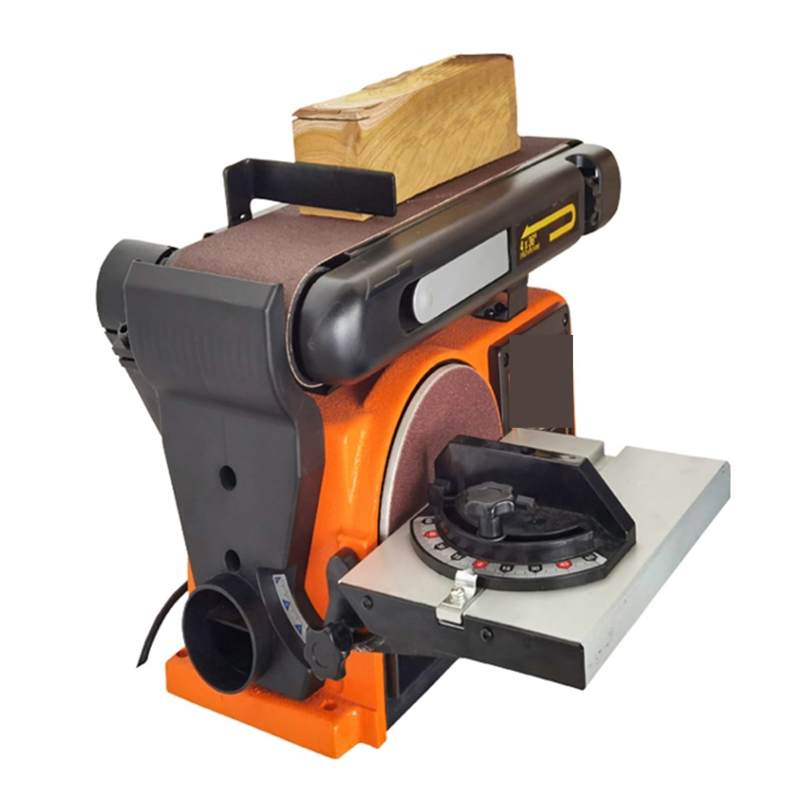 Levigatrice a nastro, Levigatrice a disco e a nastro Allwin con base in ghisa for la levigatura del legno