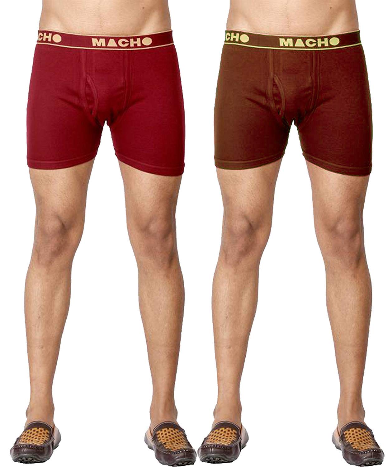 macho Men's Cotton Trunks (Pack of 2) (redhos623_Multicoloured_95 cm)-picture-38