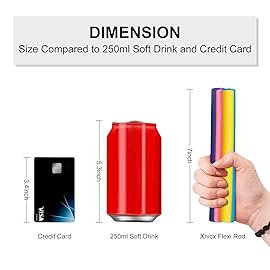 xnicx 42 pcs 7 Flexi Rods,Hair Curlers Rollers Flexible Curling Rods,Heatless Bendy Foam Curls for Long,Medium,Short Hair to Sleep in,with Hair Dryer Bonnet for Quick Shaping(Silvery)