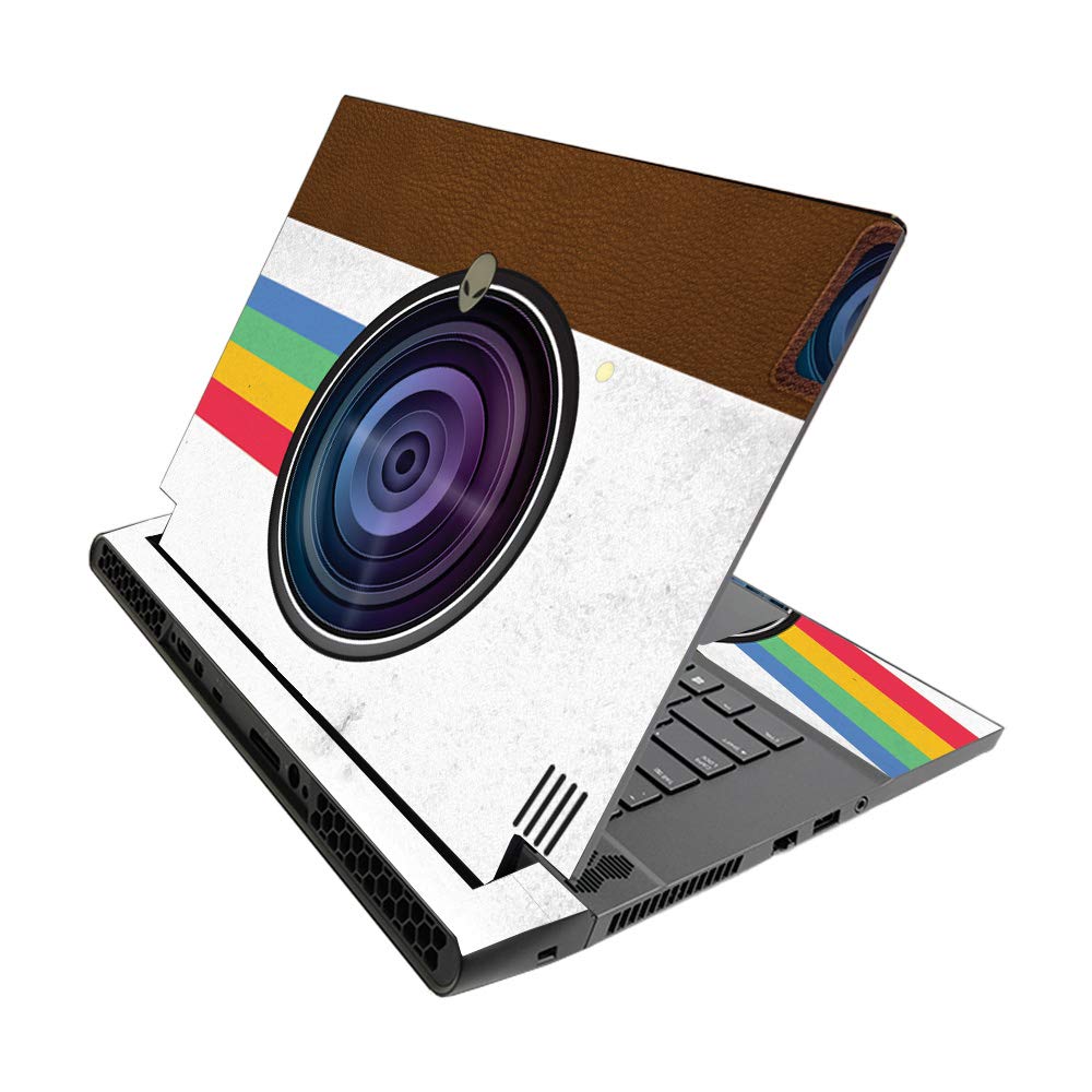 MightySkins Skin for Alienware M15 R3 (2020) & M15 R4 (2021) - Vintage Polaroid | Protective Viny wrap | Easy to Apply and Change Style | Made in The USA