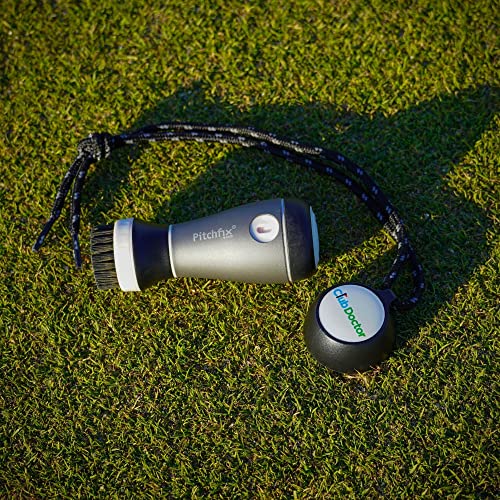 Club Doctor - AquaBrush by PitchFix - Golf Club Cleaner Brush with Spray - Clean Grooves with Water - Scrub Away Dirt and Grime and Improve Spin and Ball Flight - Thumbnail 6