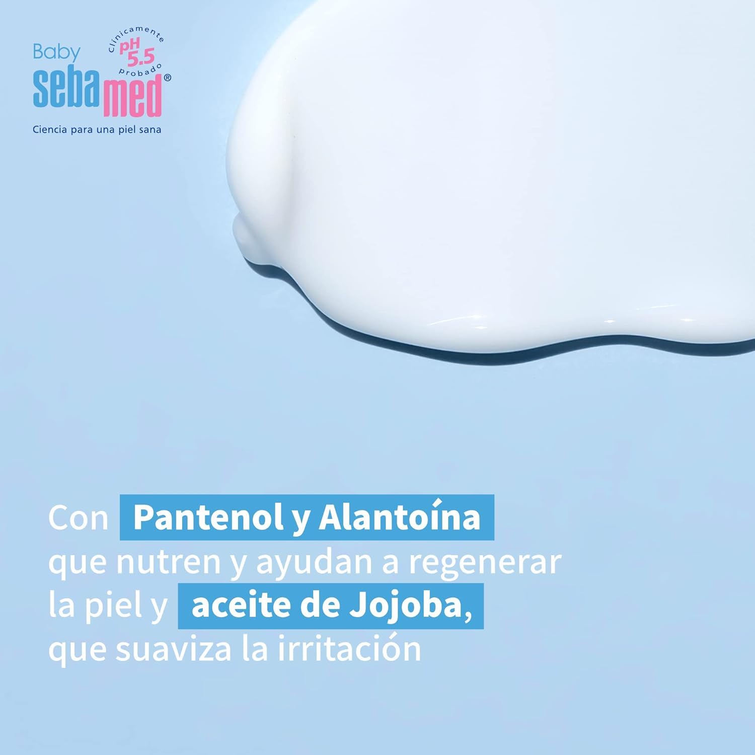 Sebamed Baby Crema Balsámica, con Pantenol para el Cuidado Diario de la Zona del Pañal del Bebé, Piel Delicada