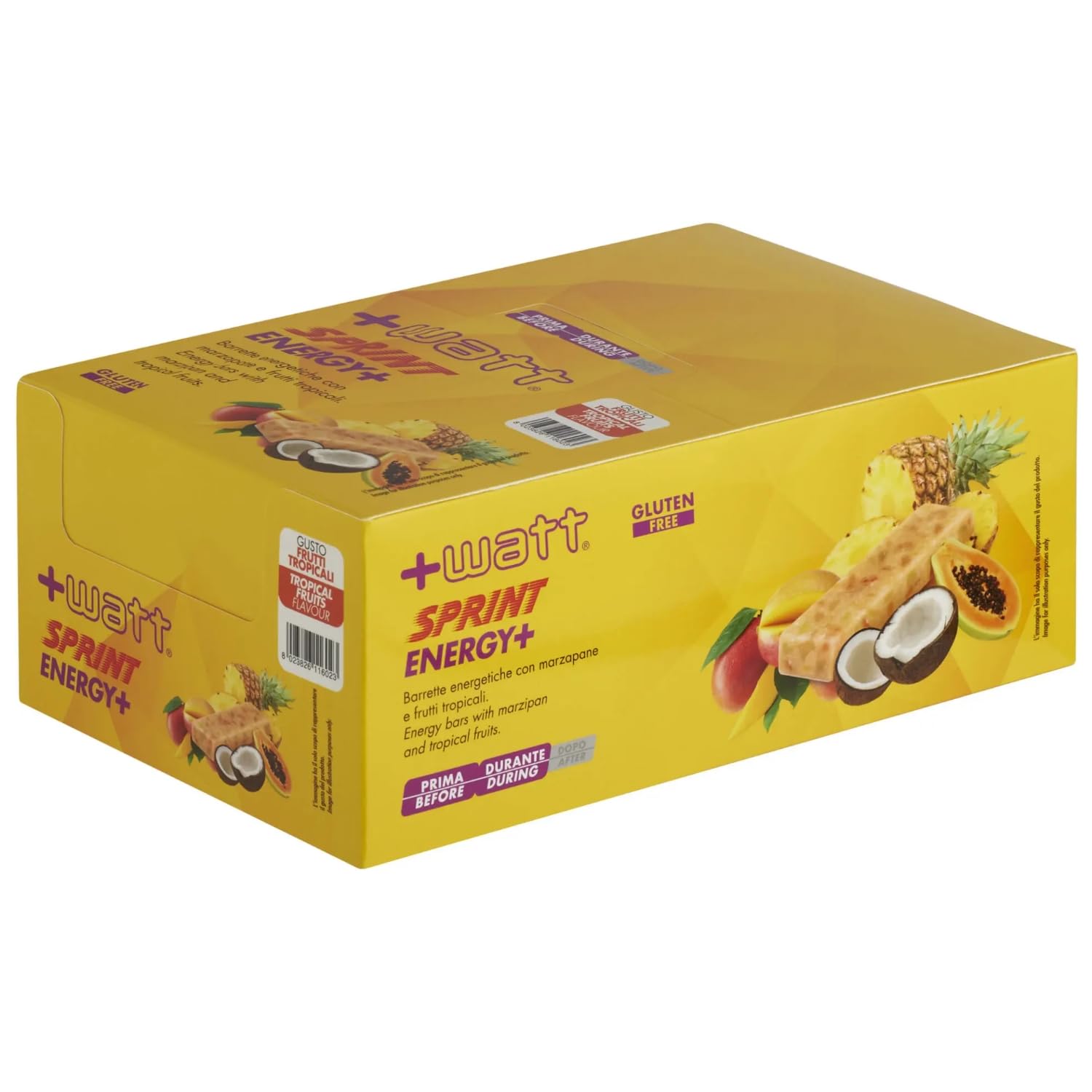 Sprint Energy+ frutti tropicali box 24 barrette