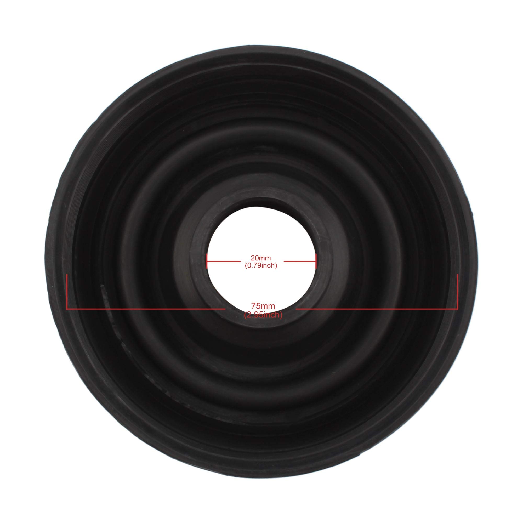 Scheinwerfer Staubschutzhüllen 70mm - 2 Stück Wasserdicht