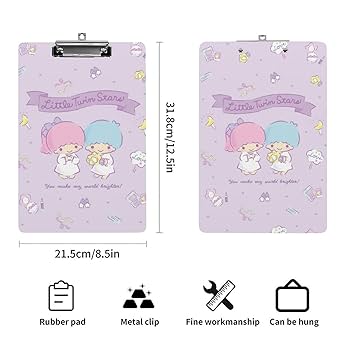 キキララ ミニバインダー　バインダー付きメモ　クリップボード Amazon.co.jp: キキララ クリップボード A4 E型 バインダー 超薄