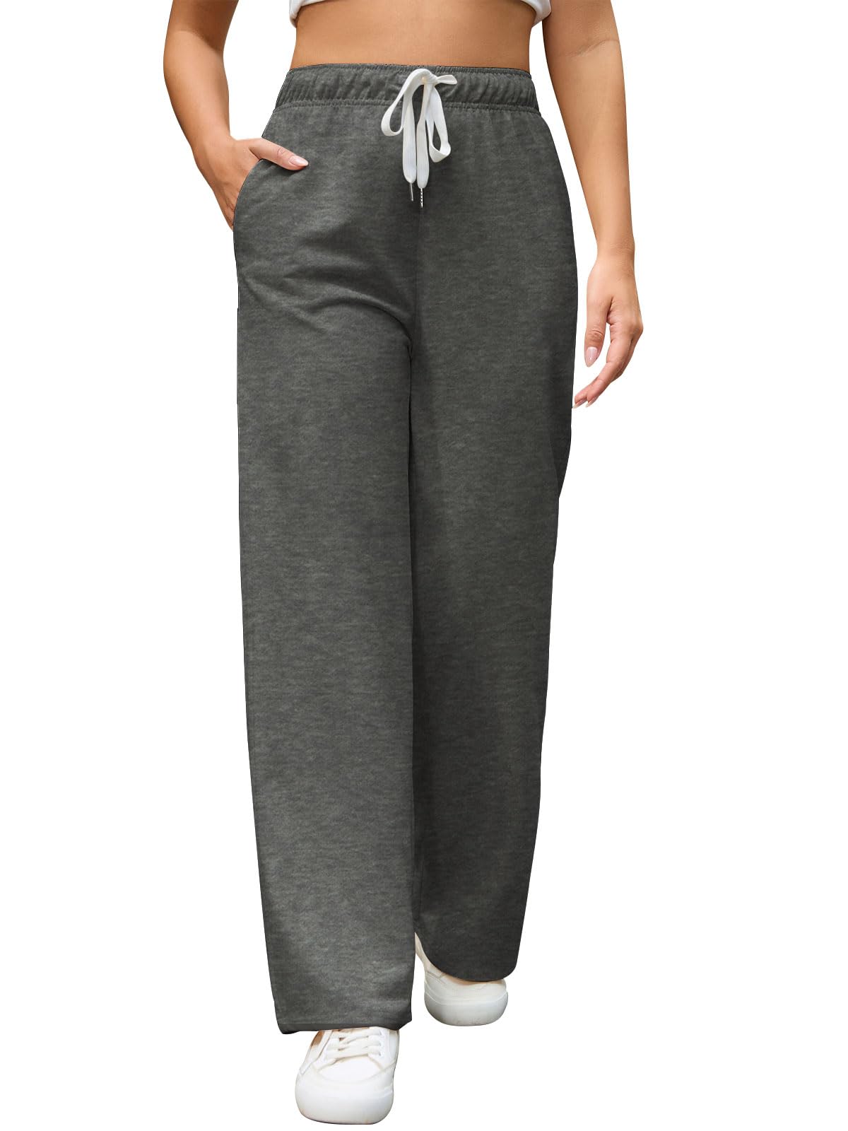 Pantaloni Donna Estivi Leggeri Sportivi a Vita Alta Pantaloni Tuta Eleganti Morbidi e Traspiranti per Estate e Tempo Libero