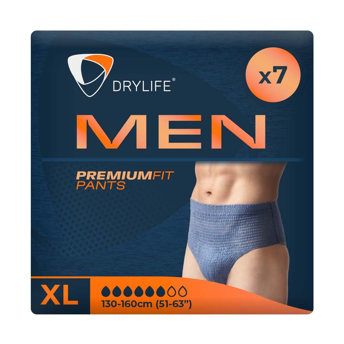 Drylife Men Premium Fit Incontinence Pants - Medium - UK 3 thumbnail image