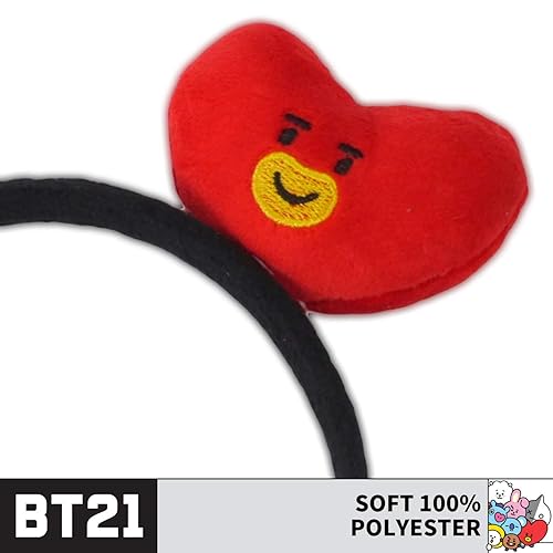 Miniatura 5 de Concept One BT21 LINE FRIENDS - Diadema bordada de felpa para mujer tata