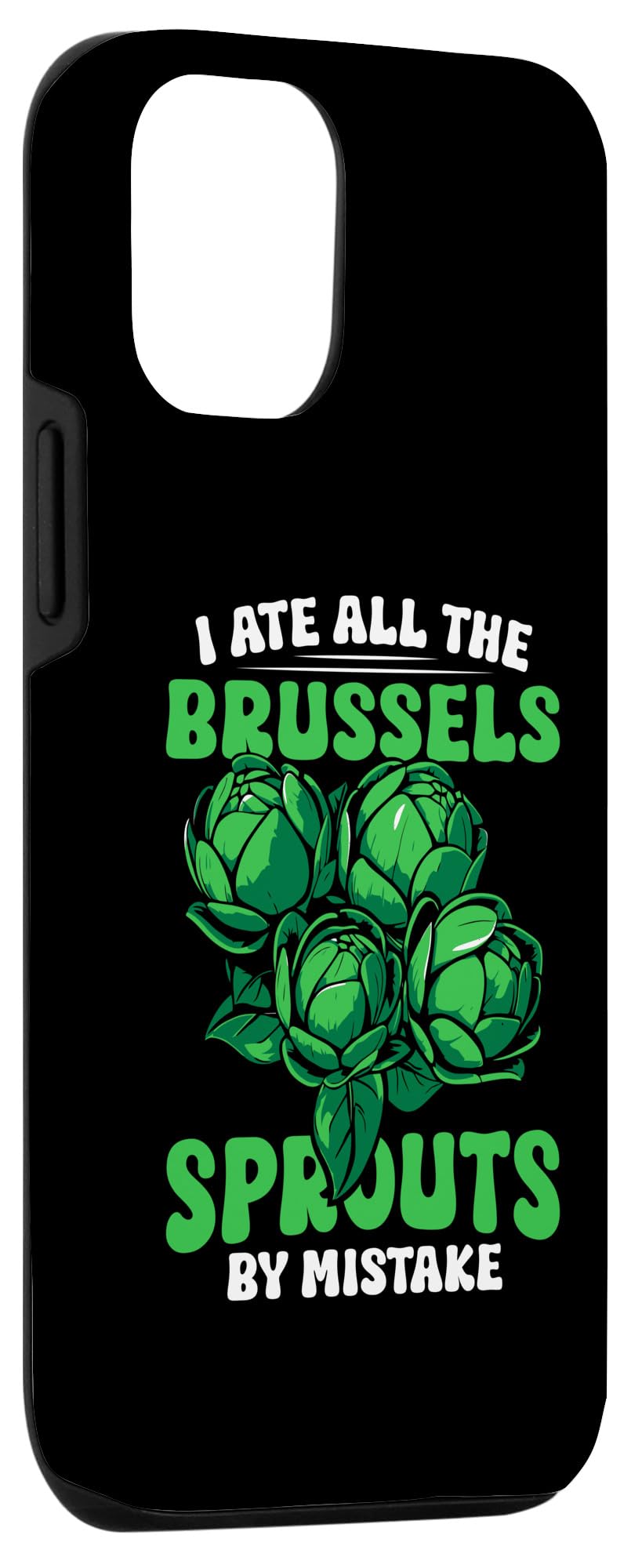 iPhone 15 Pro Funny Brussels Sprouts Design - Cute Baby Cabbages Main Dish Case - Image 3