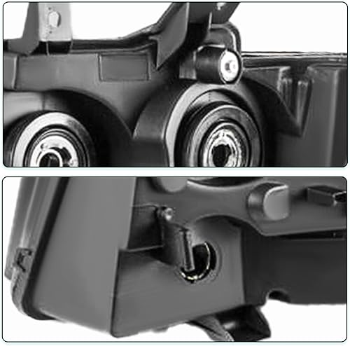 Miniatura 7 de Compatible con Chevy 07-14 Tahoe  07-13 Avalanche  07-14 Suburban 150007-13 Suburban 2500 Reemplazo del conjunto de faros delanteros halógenos de