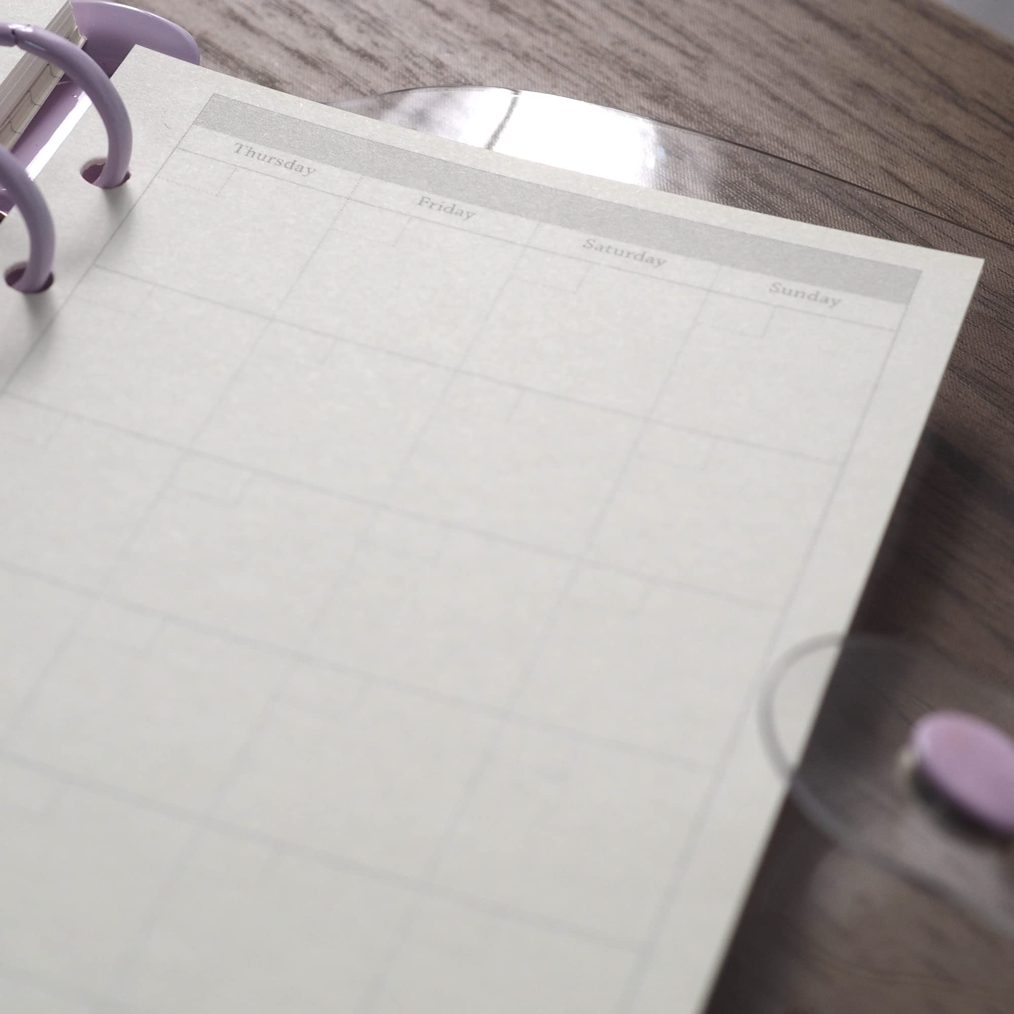 Amazon.co.jp: TSUKURIRO リフィル 紙 6穴 システム手帳用 セット