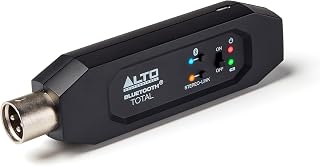 ALTO Bluetooth Total 2: Rechargeable XLR Bluetooth Receiver for Mixers & Active PA Systems - 100ft Range, 6+ Hr Battery