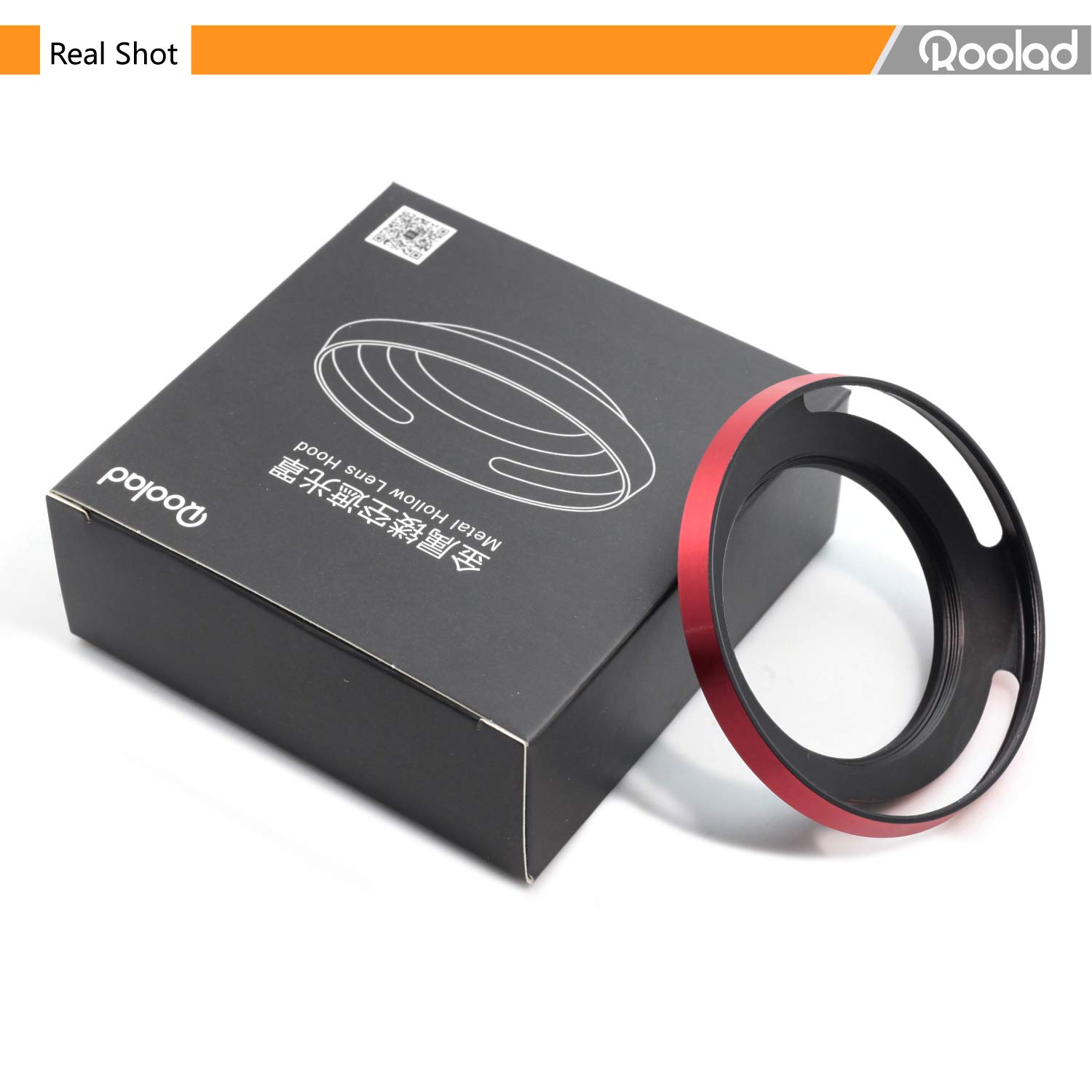 Pare-Soleil Carré 52mm Pour Objectif D'Appareil Photo - Alliage D'Aluminium - Compatible Sans Miroir/Reflex - 8