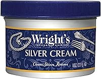 Vista 1 de Crema Limpiadora y Pulimento para Plata Wright's - 8 Onzas - Sin Amoníaco - Limpia y Elimina Suavemente el Deslustre sin Rayar