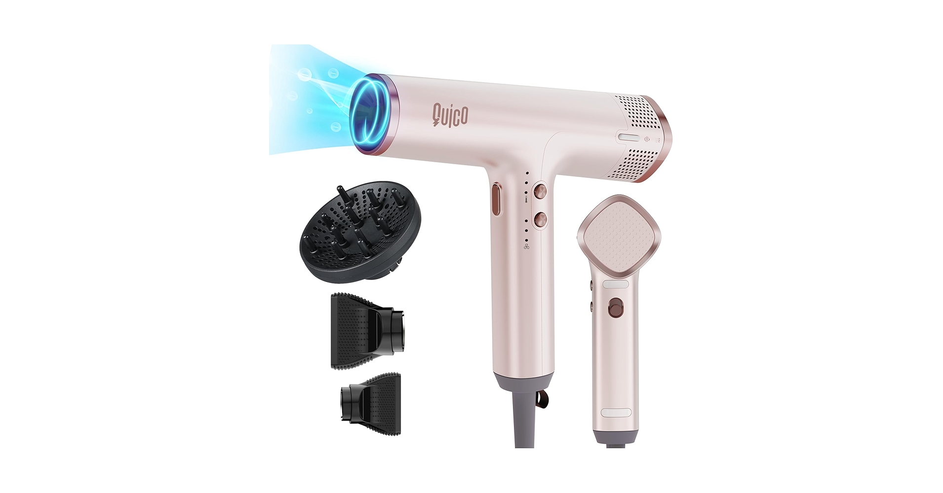 Amazon.com : Quico Hair Blow Dryer for Women, 7X Faster BLDC
