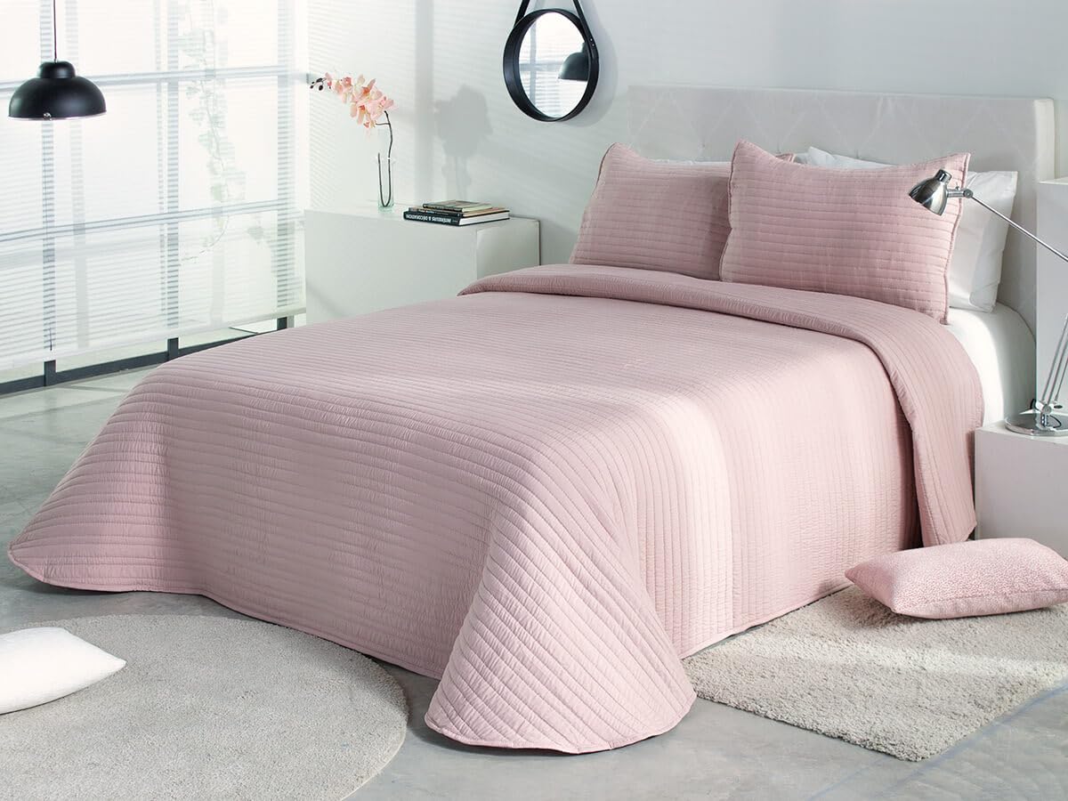 REIG Marti Edredón Verano Copriletto Lesha con Funda/s de Cojín de Regalo (C02, Cama 150cm)