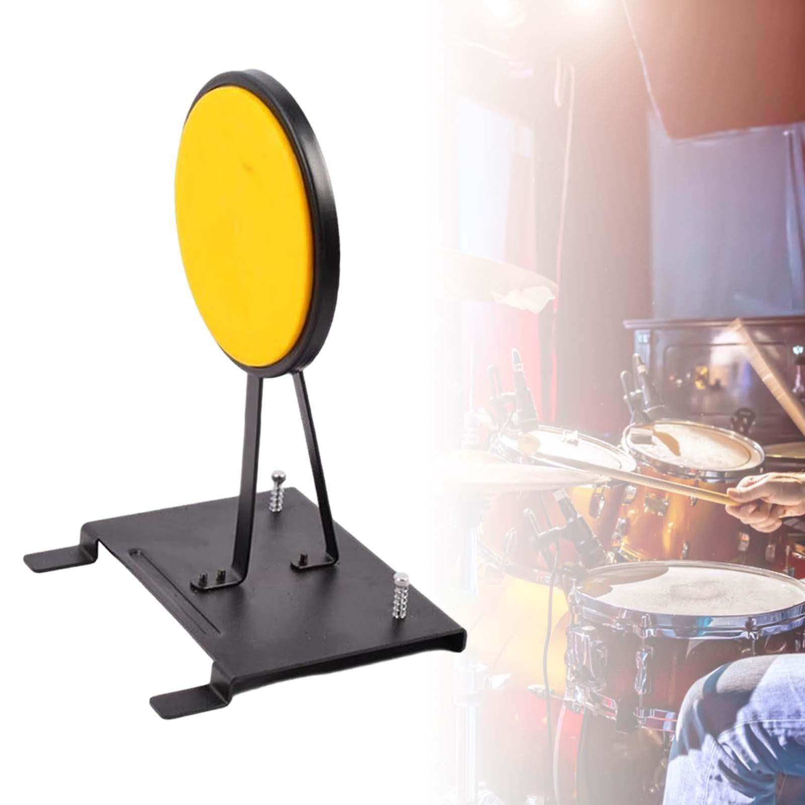 Oshhni Kick Drum Pad, Percussion Instruments Zubehör, Mute Drum Beater Übungspads für Schlagzeuger, Lehrling, Gelb