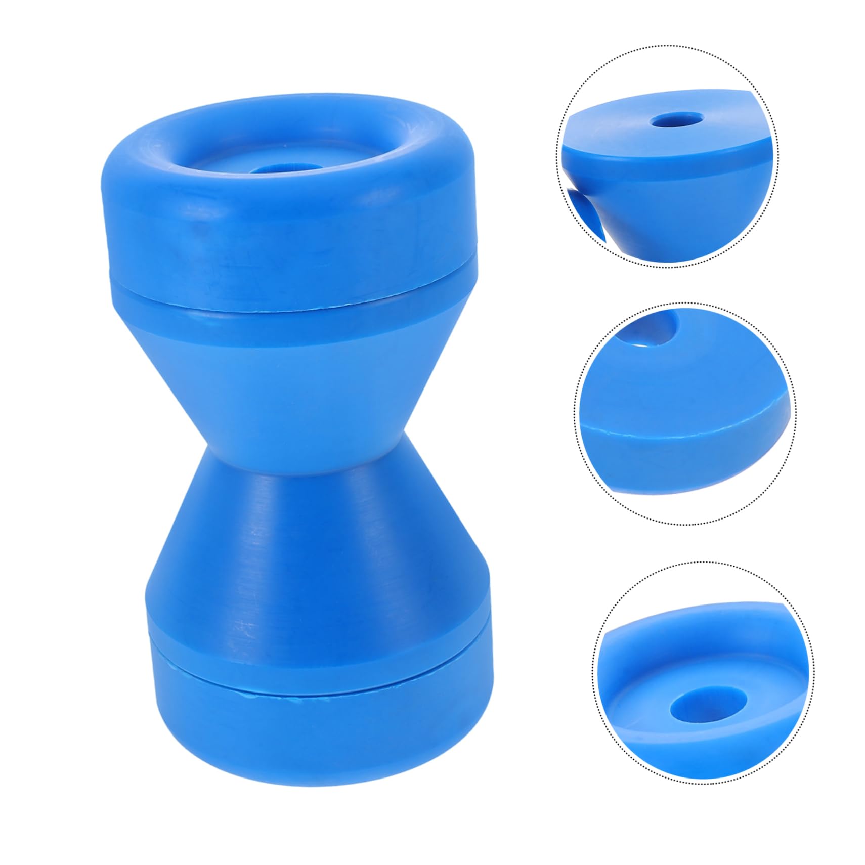 Abaodam Rullo di Prua per Rimorchio Barca, Diametro Interno 15mm, Blu | Plastica, Uso Nautico e Trasporto, Applicazione Versatile per Yacht e Barche