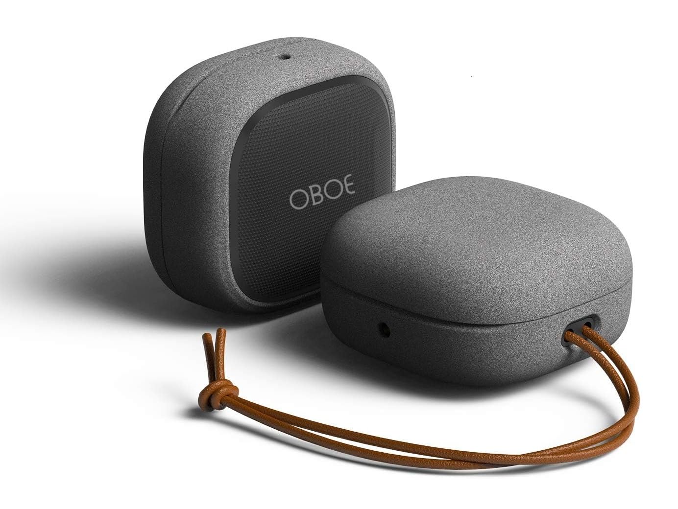 Oboe PC Case Compatible with Samsung Galaxy Buds FE (2023), 2 Pro (2022), 2 (2021), Pro (2021), Live with Lanyard (Sand Stone) [Buds & Charging Case Not Included]-image-13