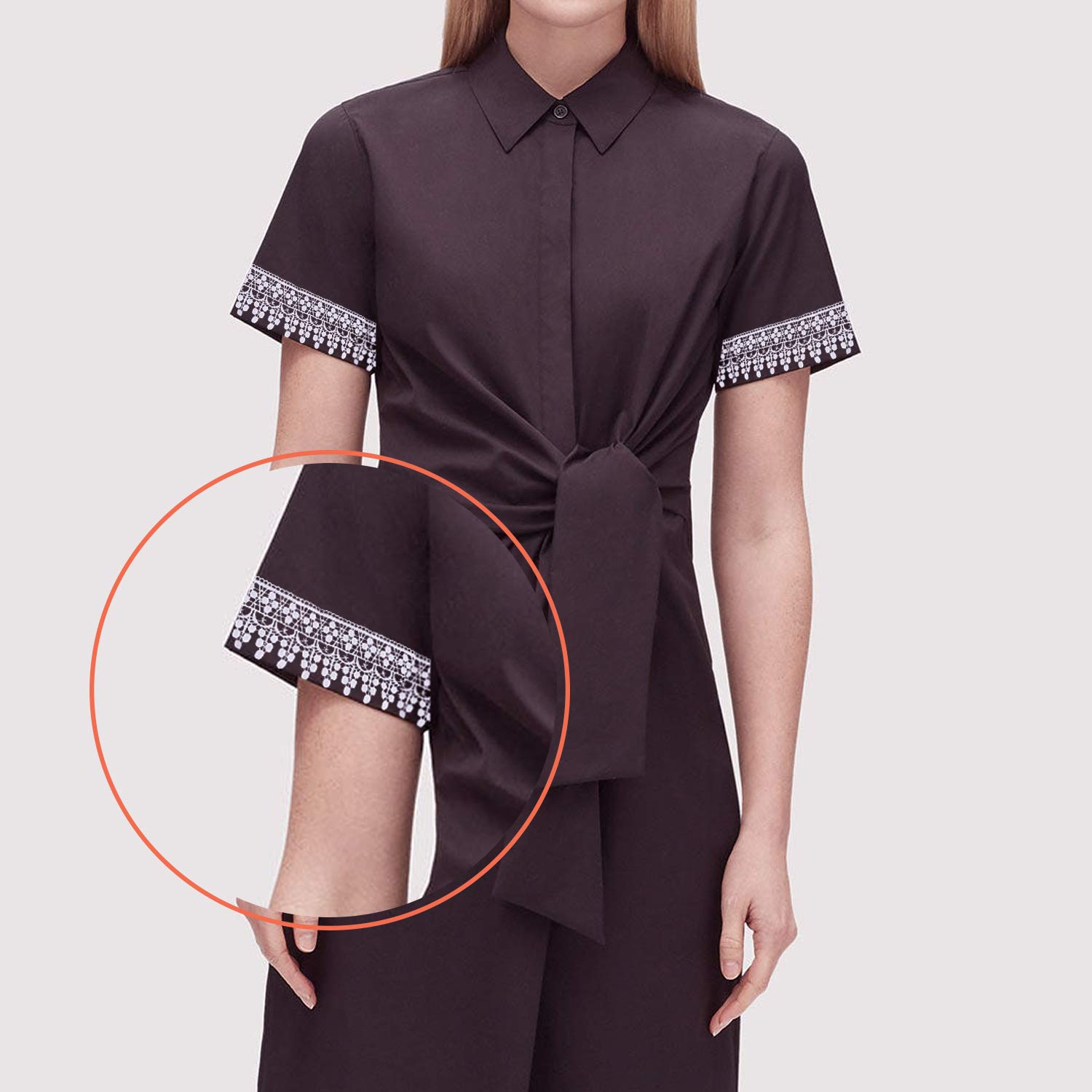 Broderie DIY Bordure Floraison Mariage Robe Motif Dentelle