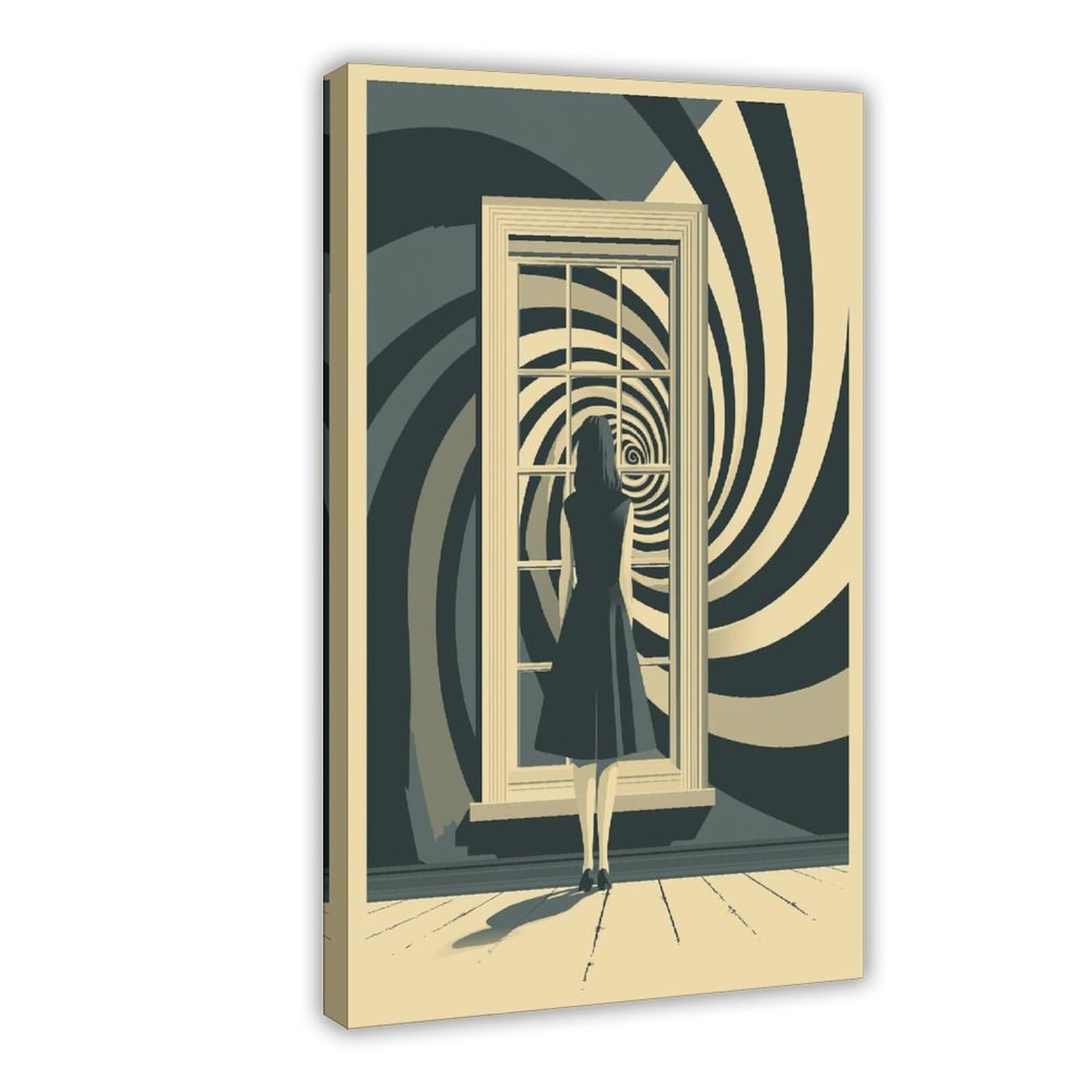 YWTJAX Vintage Surreal Poster Canvas Poster for Bedroom Decor Gift