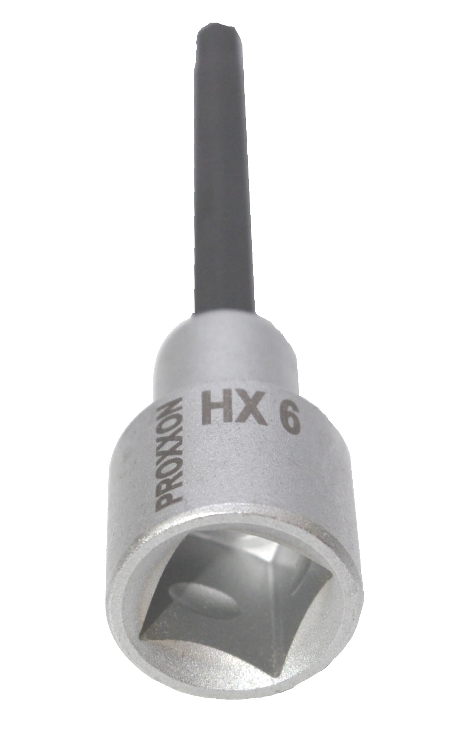 PROXXON 2223475 - Vaso 1/2"+ punta allen 6 mm l/100, Nero