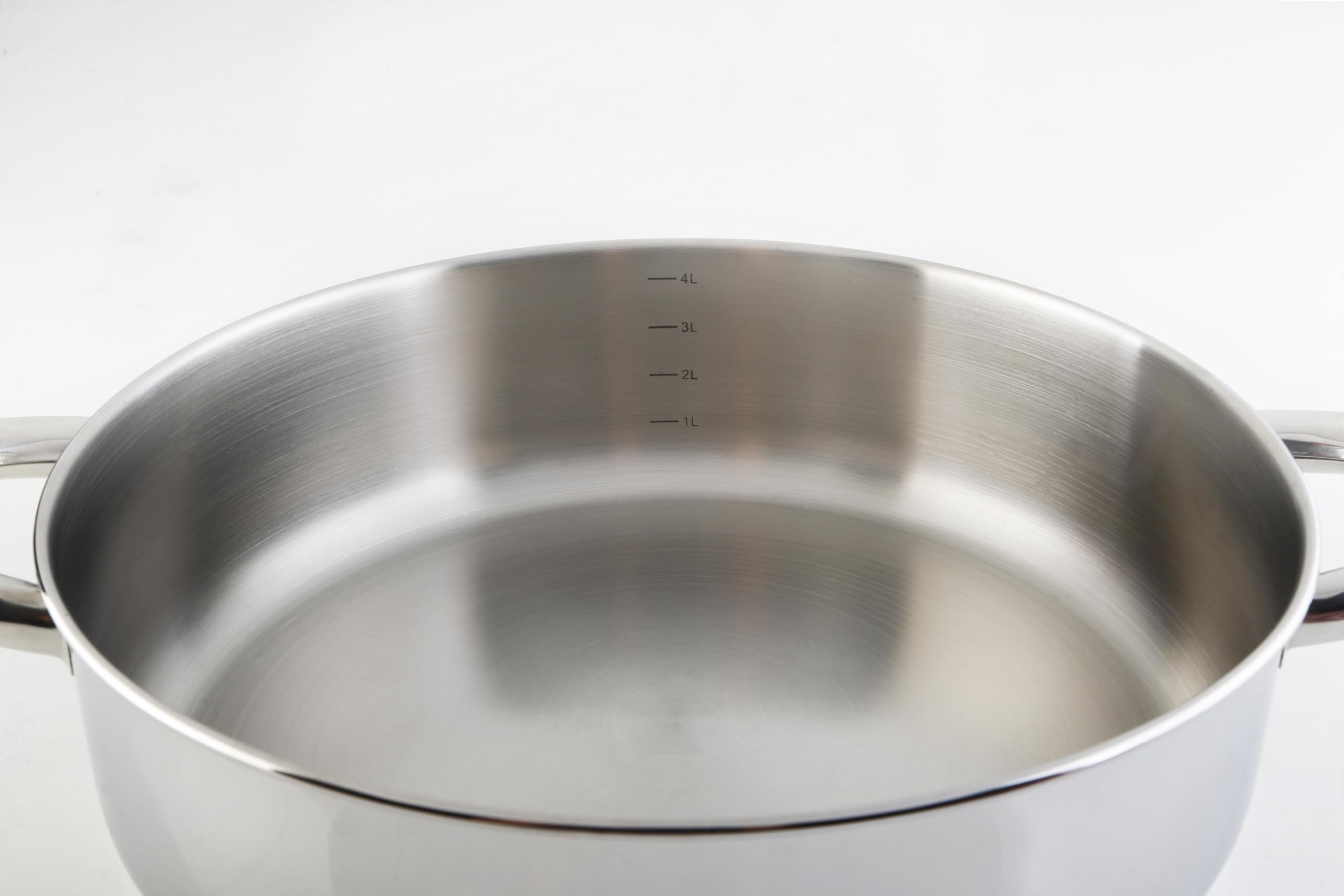 WECOOK! STAINLESS LOW COOKING POT WITH LID 32 cm.