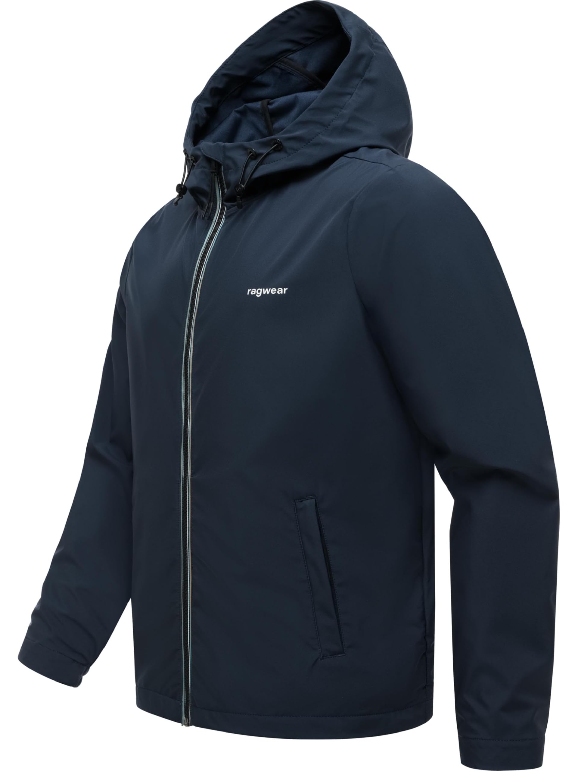 Ragwear Męska wodoodporna i oddychająca kurtka przejściowa kurtka softshellowa z regulowanym kapturem Shellwie Bonded S-4XL