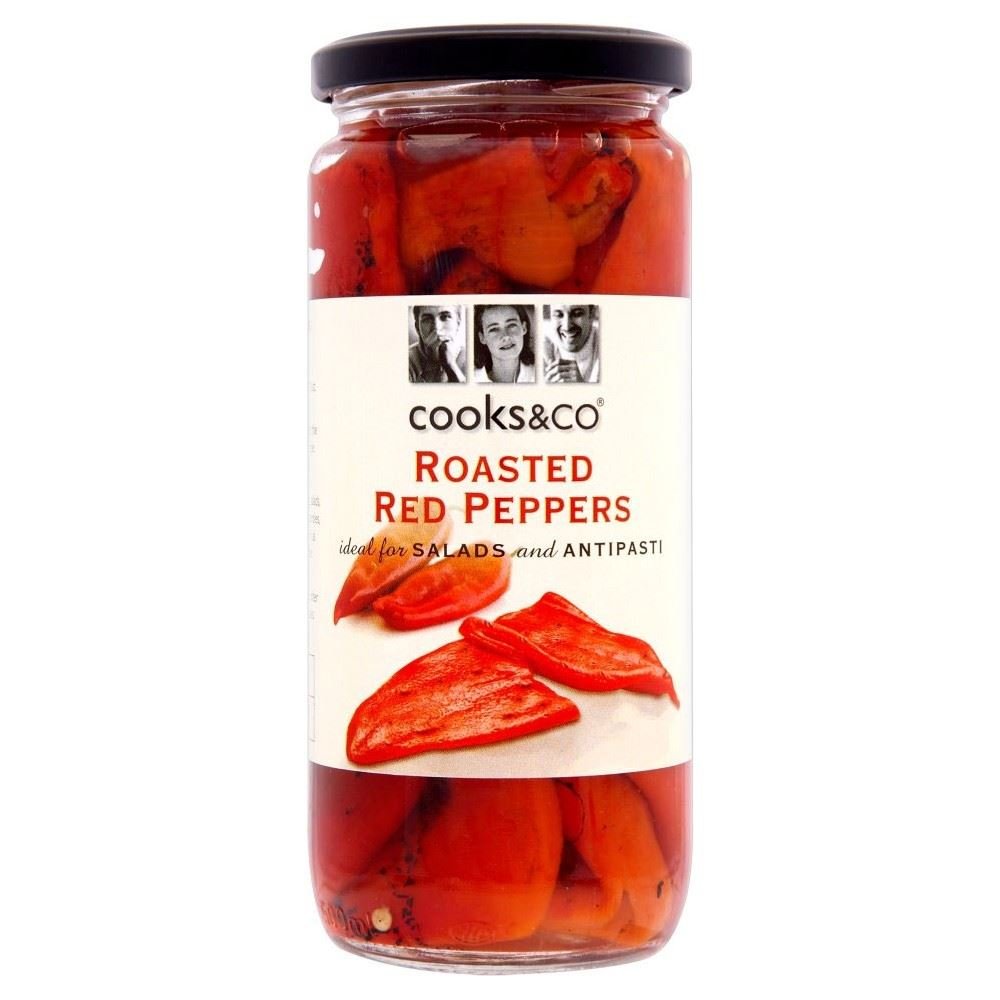 Cooks & Co Peperoni Rossi Arrostiti (460g) (Confezione da 6)