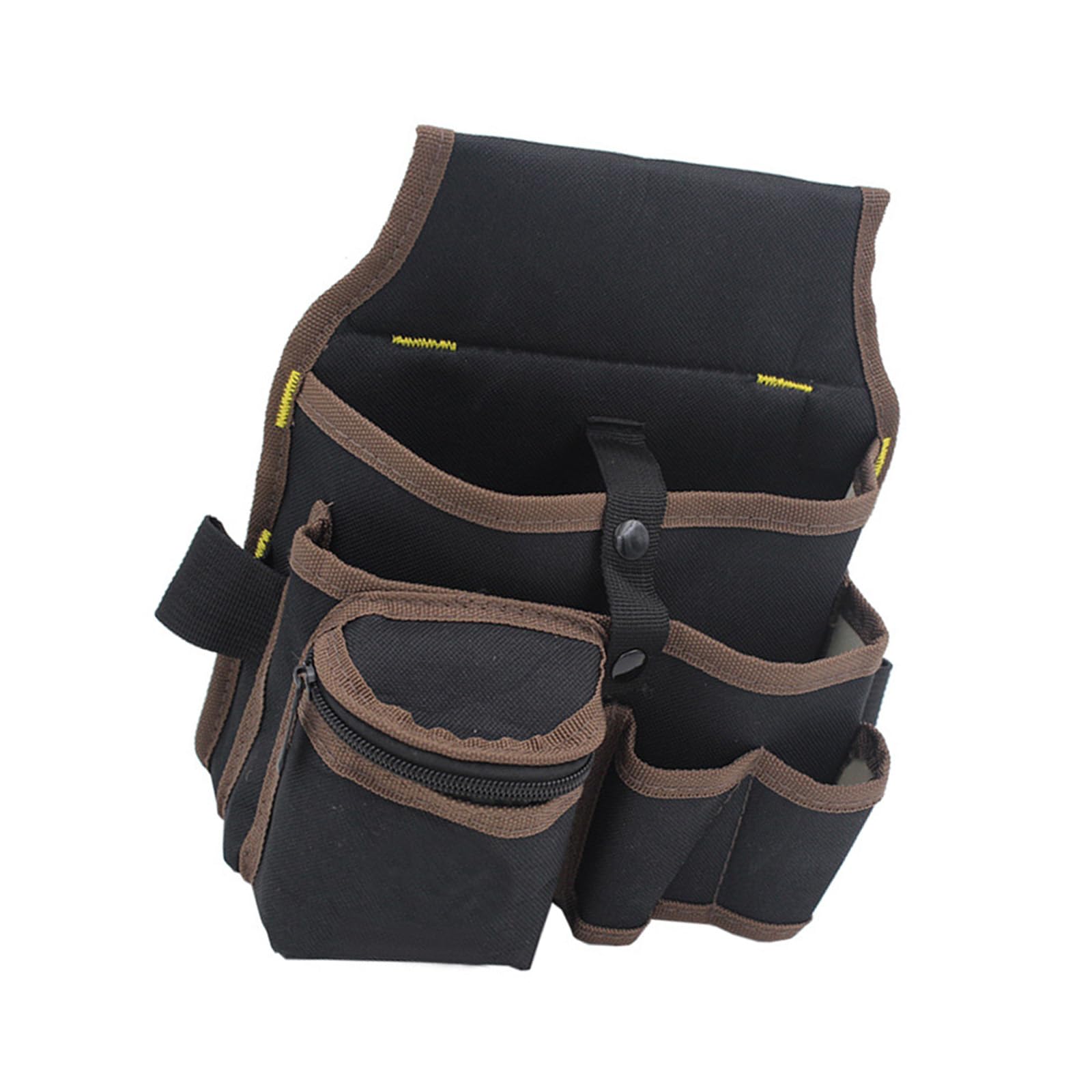 Tsophreniq Brown Edges Electrician Tool Pouches Belt Multiple Pockets Organizers Attachment For Technician Maintenance Electrician