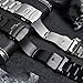 hooson Stainless Steel Wacth Band For Hamilton Pan Europ Steel Straps H78615135 H78716983(Black)