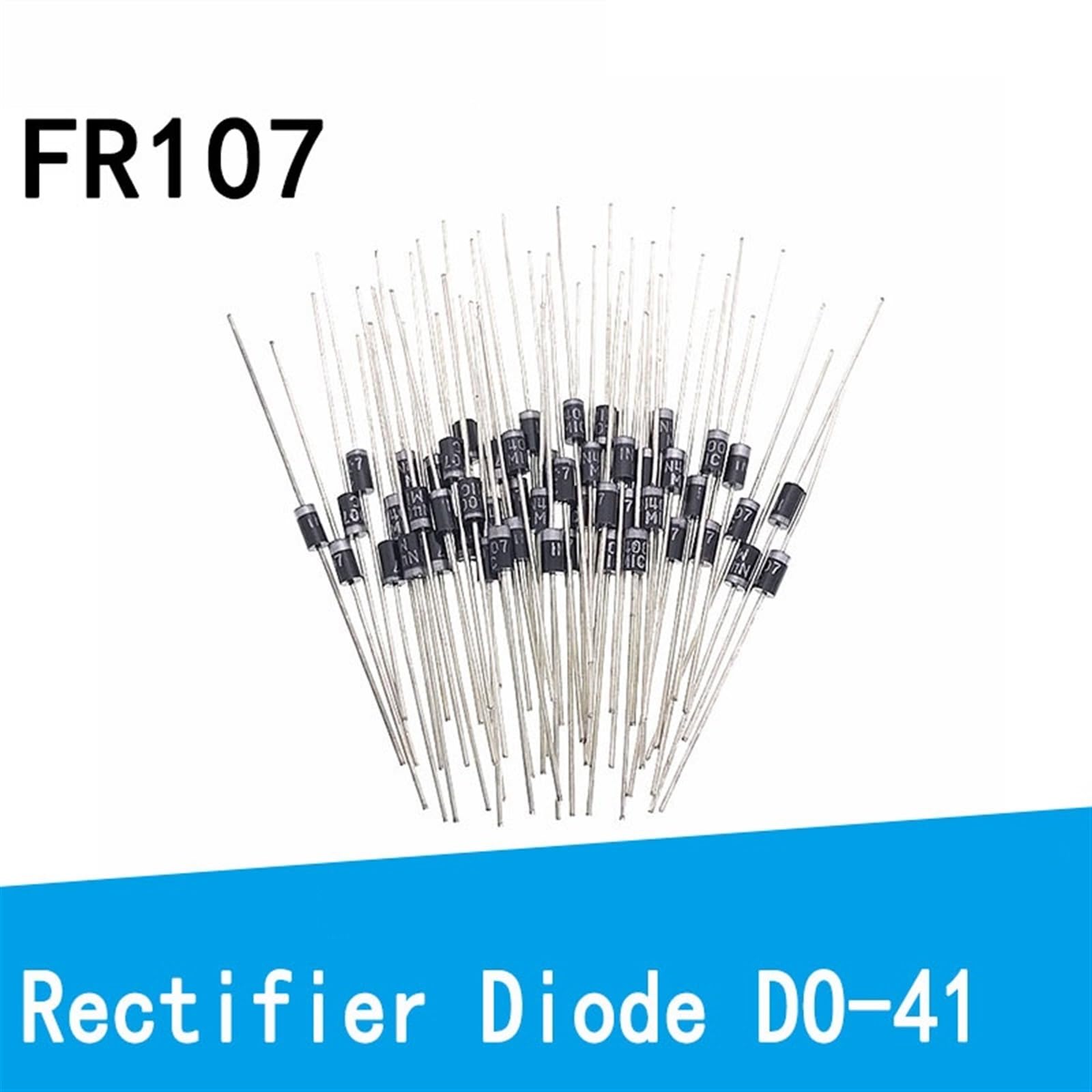 20x FR107 Gleichrichterdioden - DO-41 Schnelle Freilaufdioden 1000V 1A